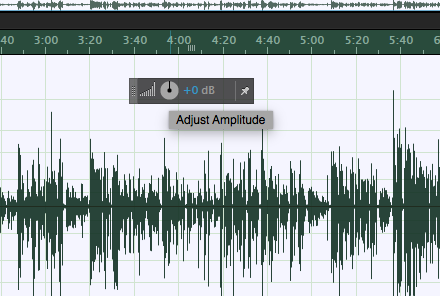 Adjusting the overall amplitude of a WAV file